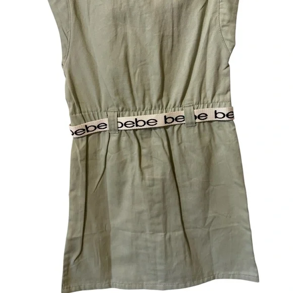 Bebe Light Green Collared Dress NWOT - Picture 6 of 6